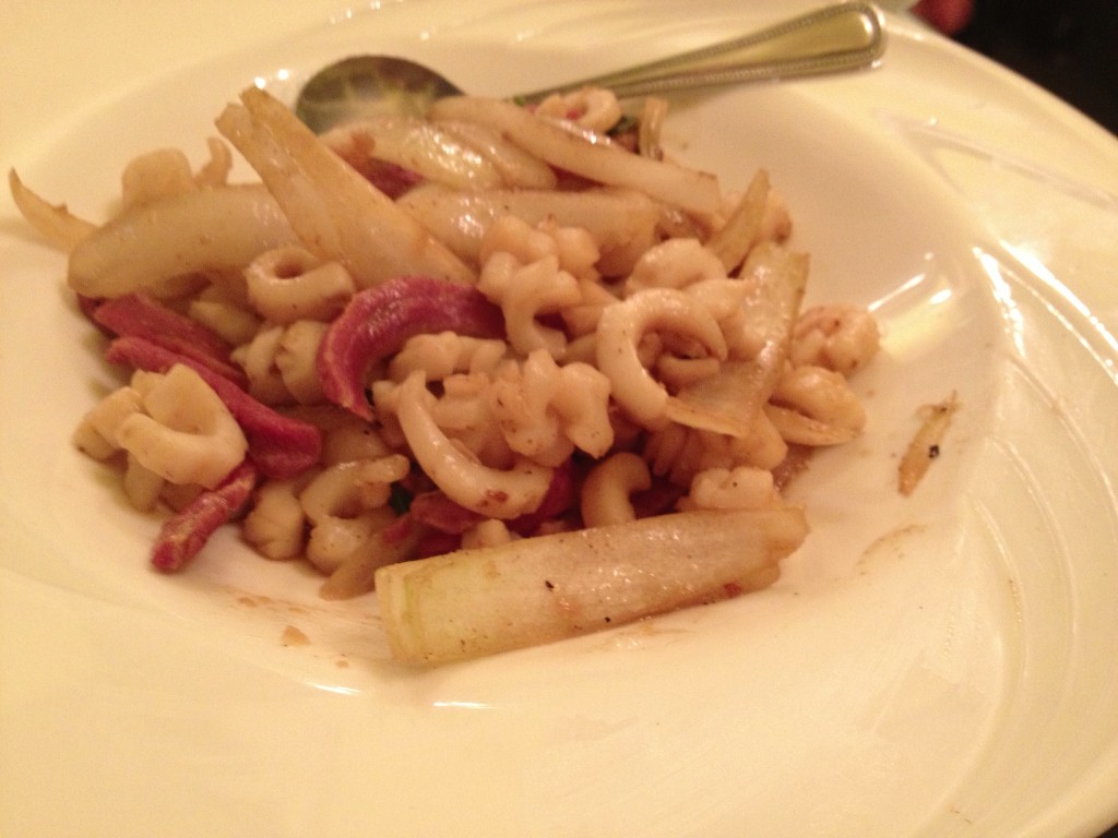 Sauteed Squid