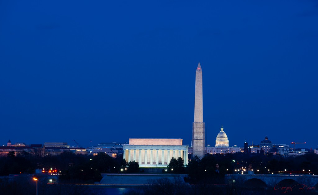 A quiet evening, Washington DC