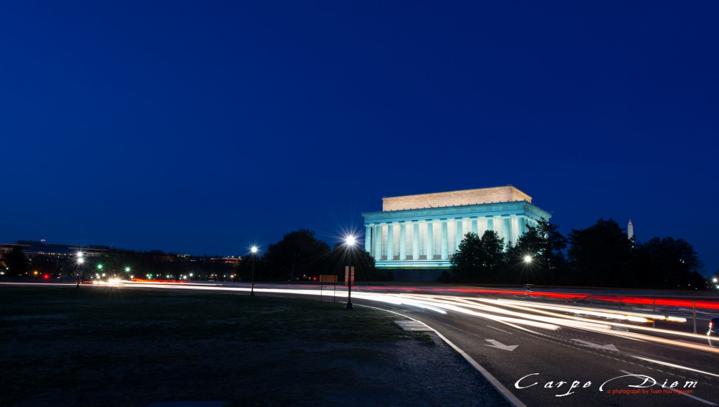 1 góc nhỏ của Lincoln Memorial