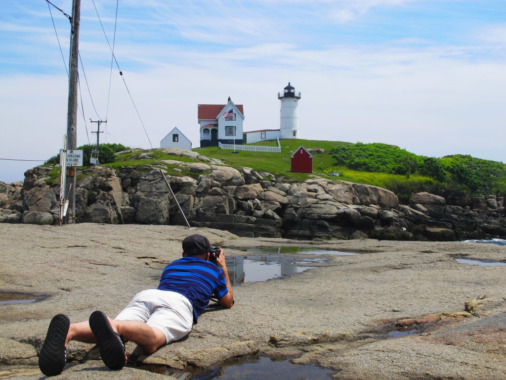 Ở ngọn hải đăng Nubble, Maine