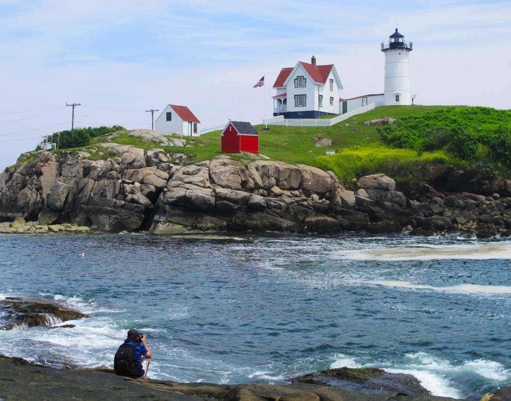 Ở ngọn hải đăng Nubble, Maine