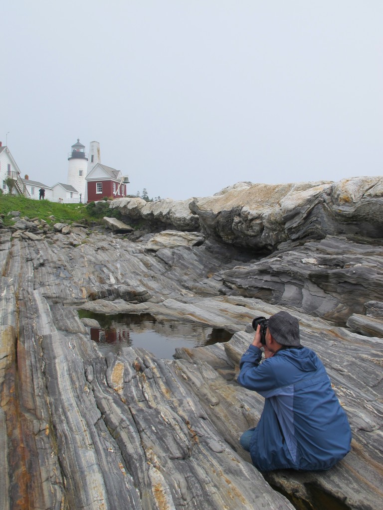 Ở ngọn hải đăng Pemaquid, Maine