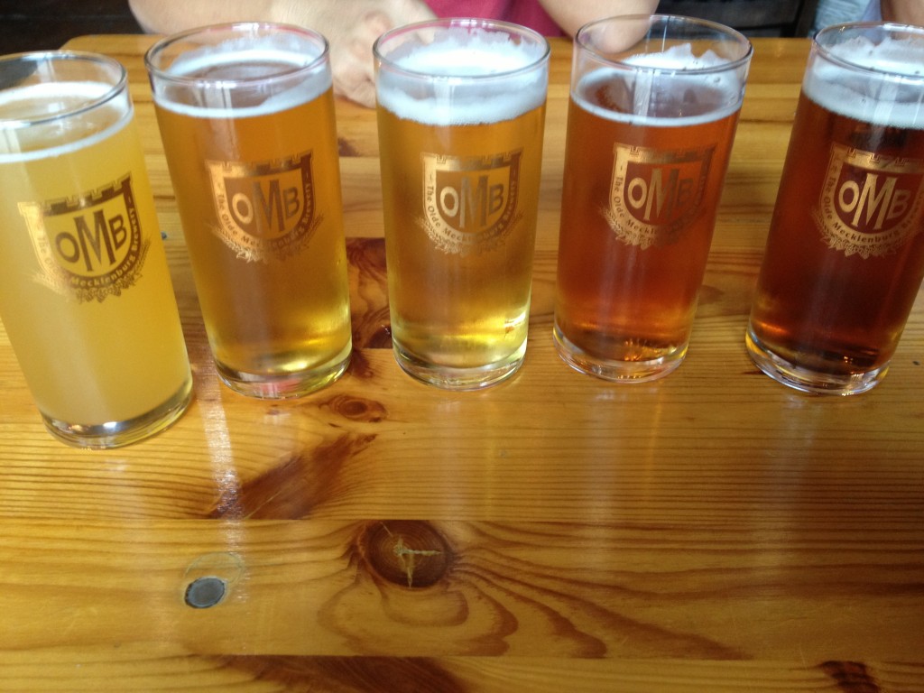 5 loại beer của quán Olde Mecklenburg Brewery