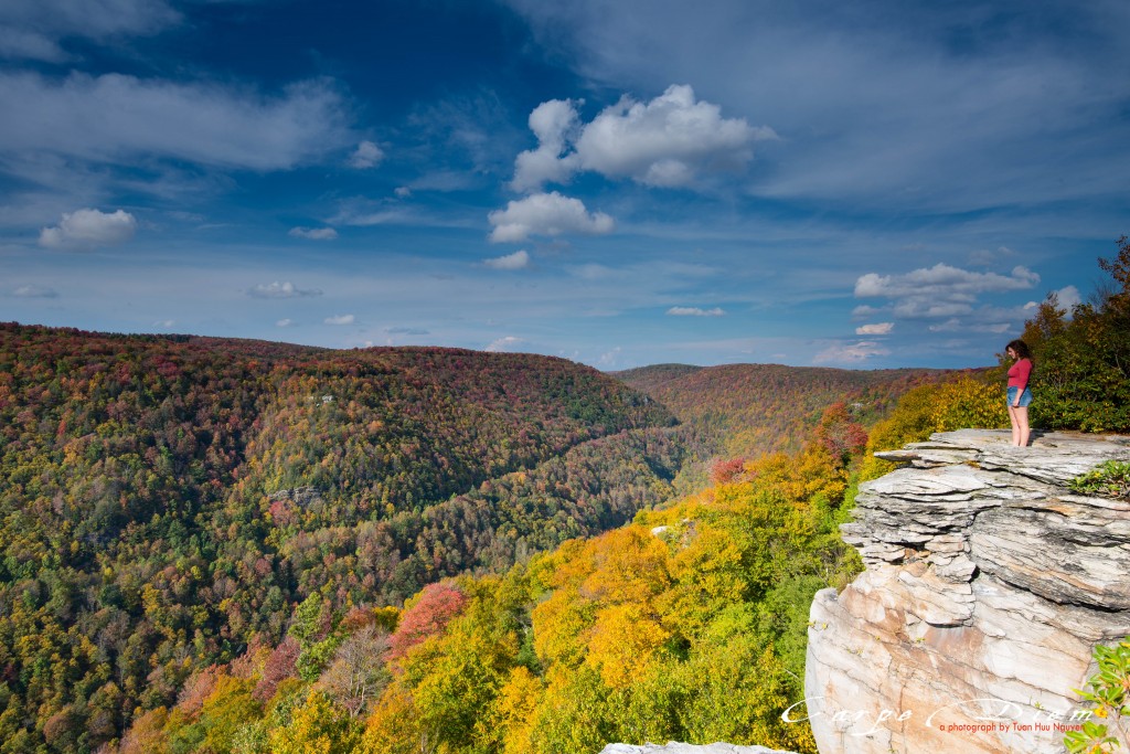 Người như hạt cát giữa thiên nhiên bao la, Blackwater Falls State Park, WV