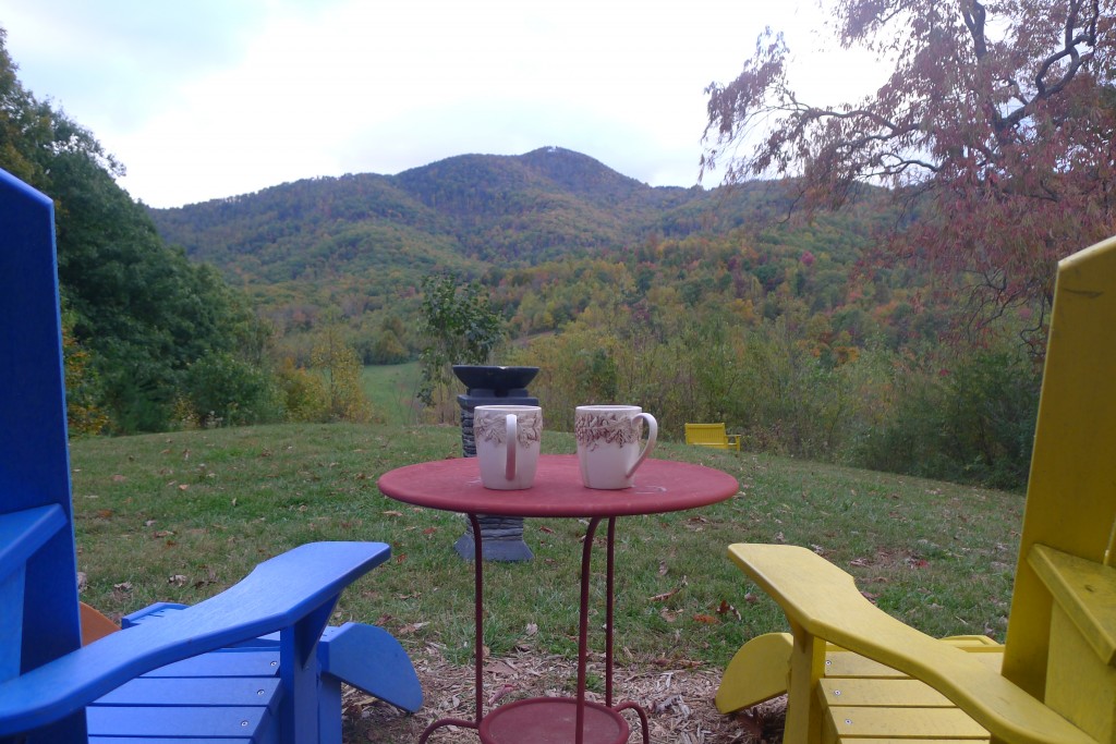 Sáng cafe sau căn cabin