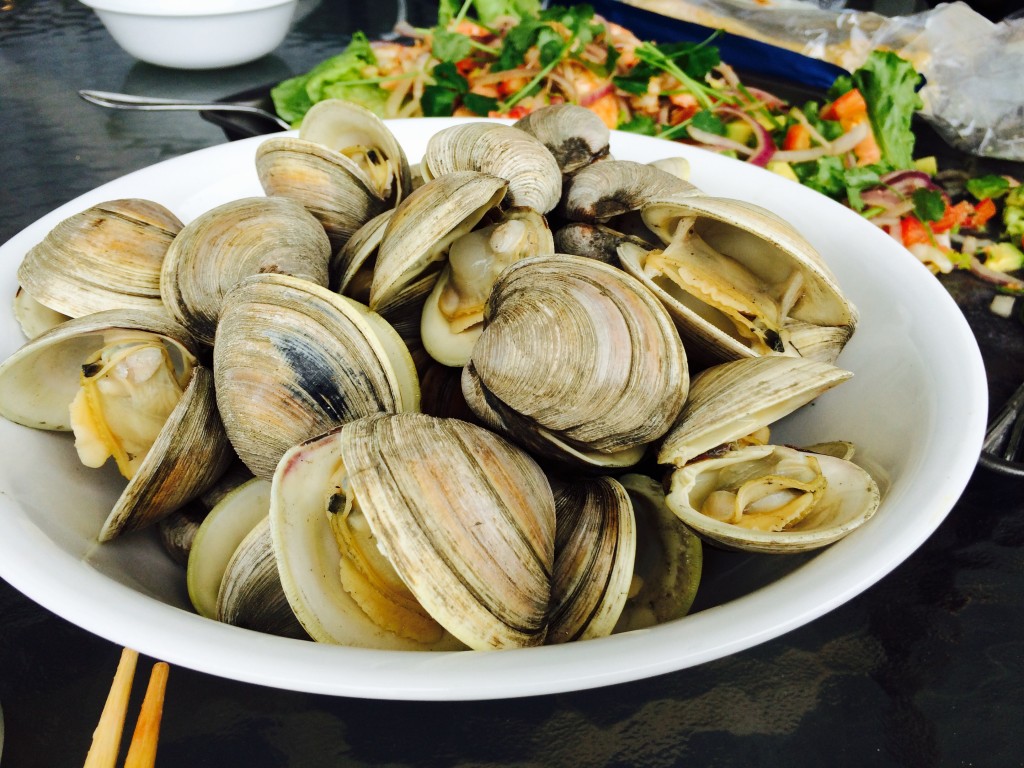 Steam clams, Carolina Beach