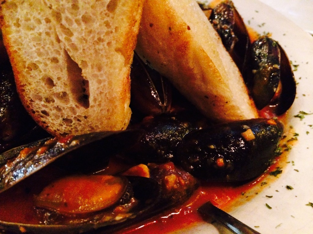 Mussels with white wine