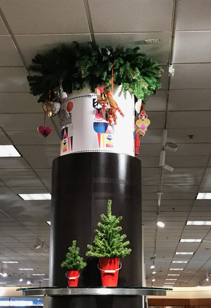Christmas at the mall