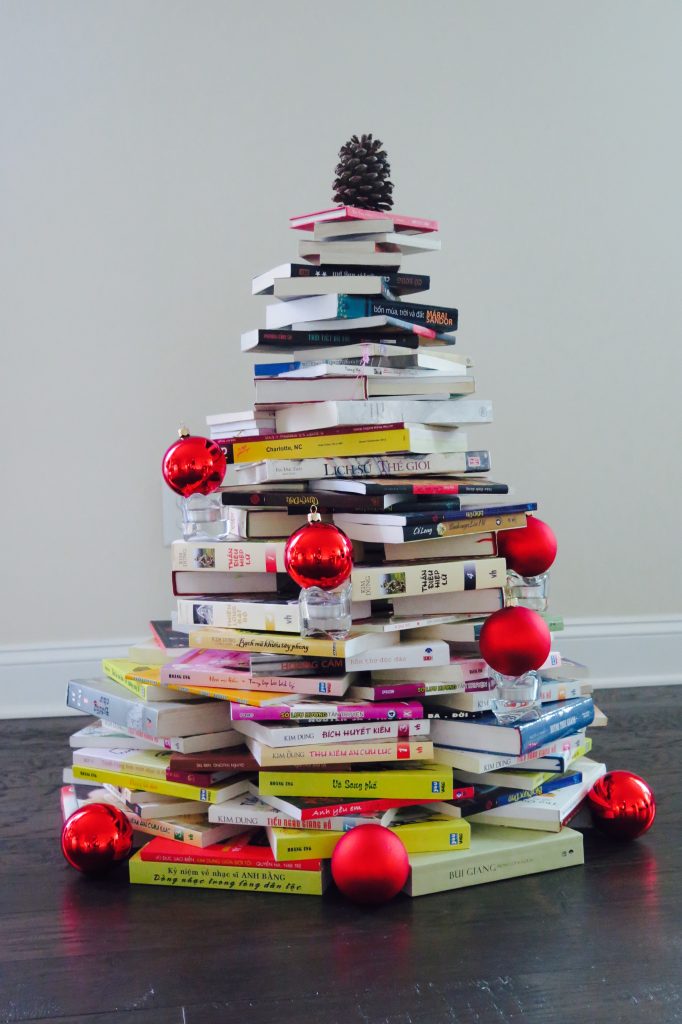 Book Christmas tree