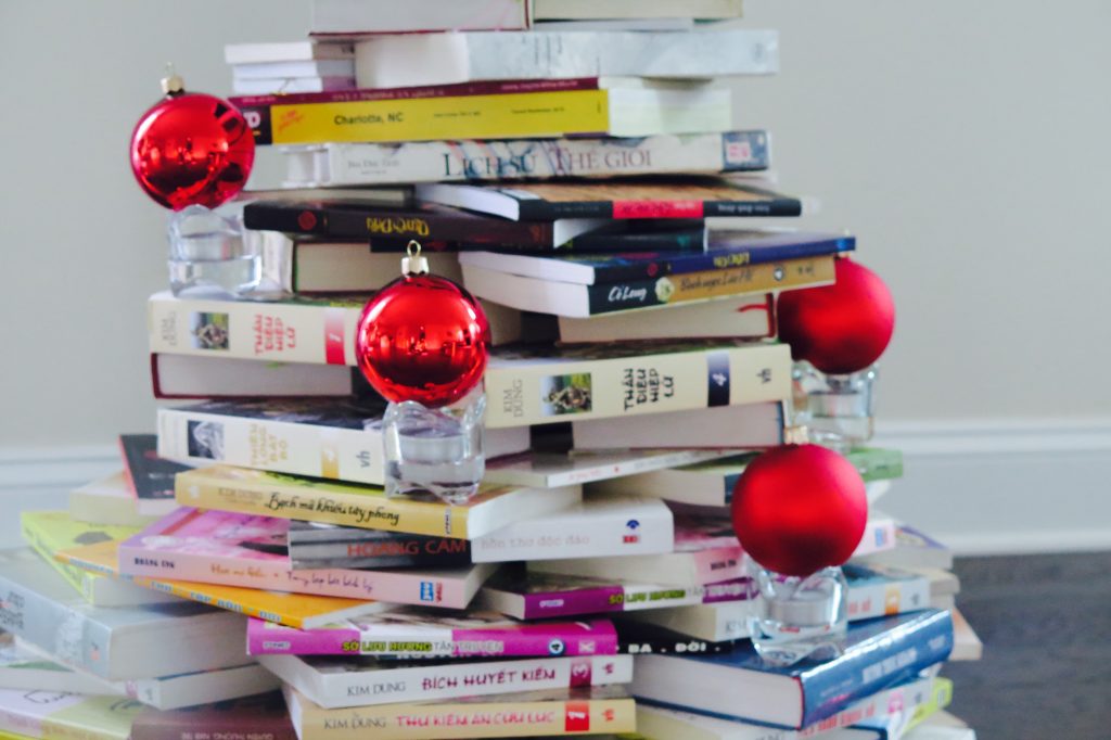 Book Christmas tree