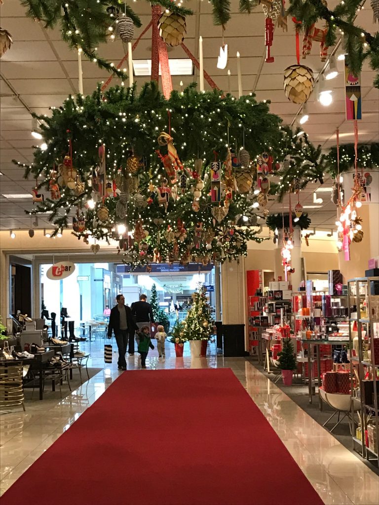 Christmas at the mall