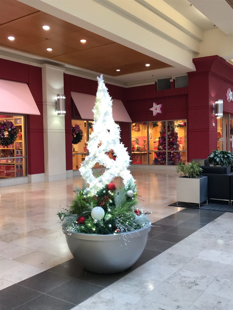 Christmas at the mall